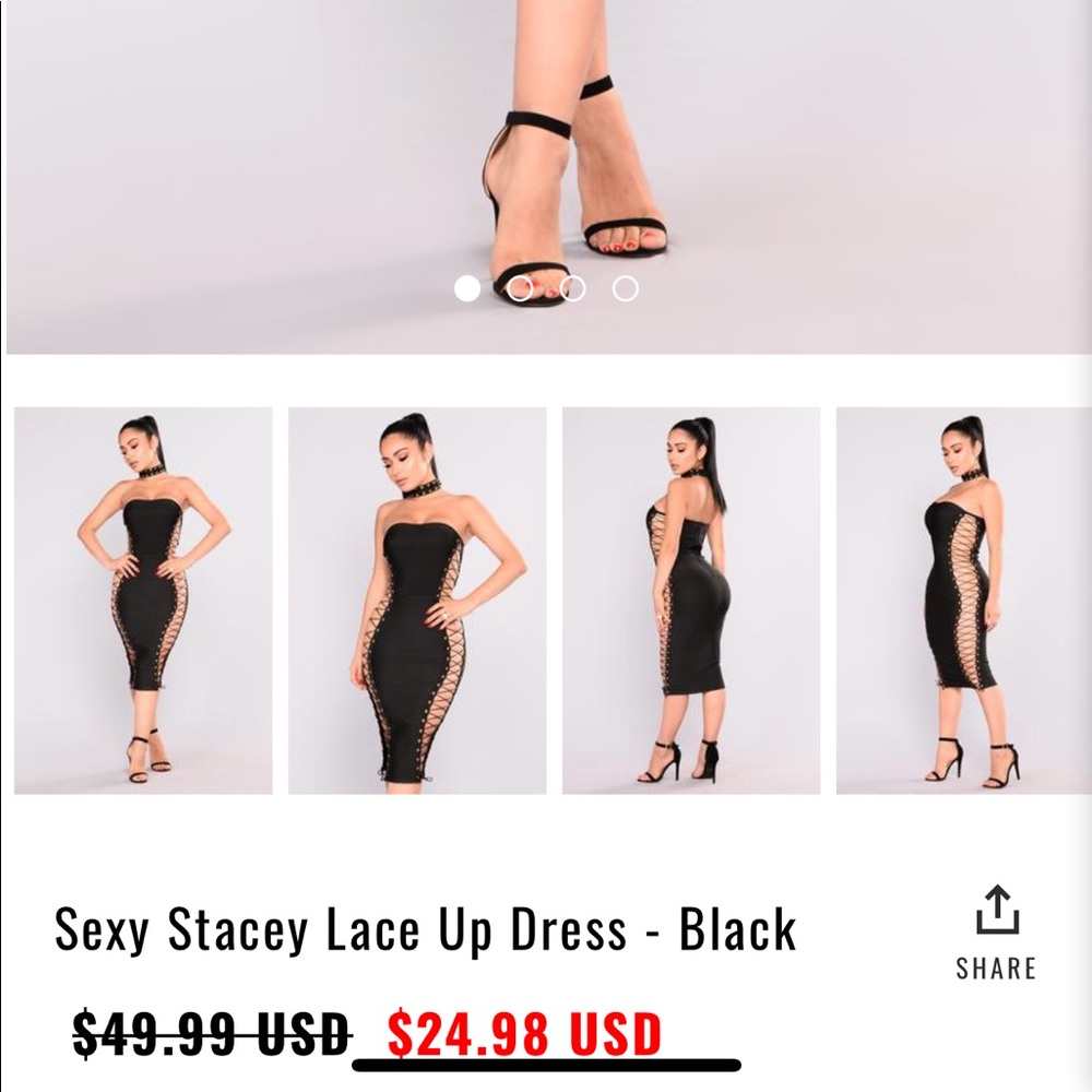 Black long dress